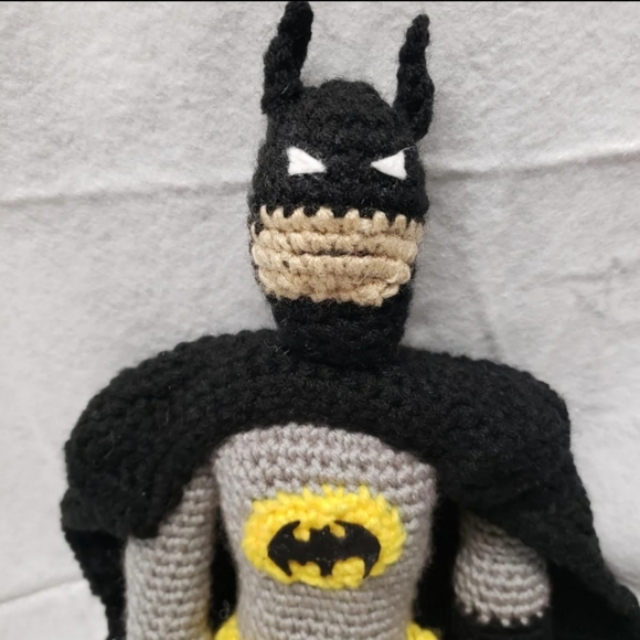 Crochet Batman Amigurumi Doll - Picture 8 of 8